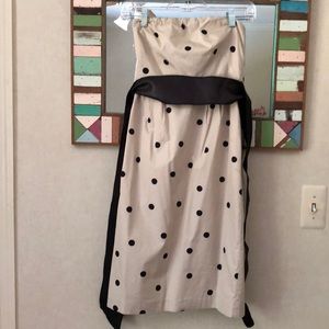 JCrew Cocktail length strapless dress
